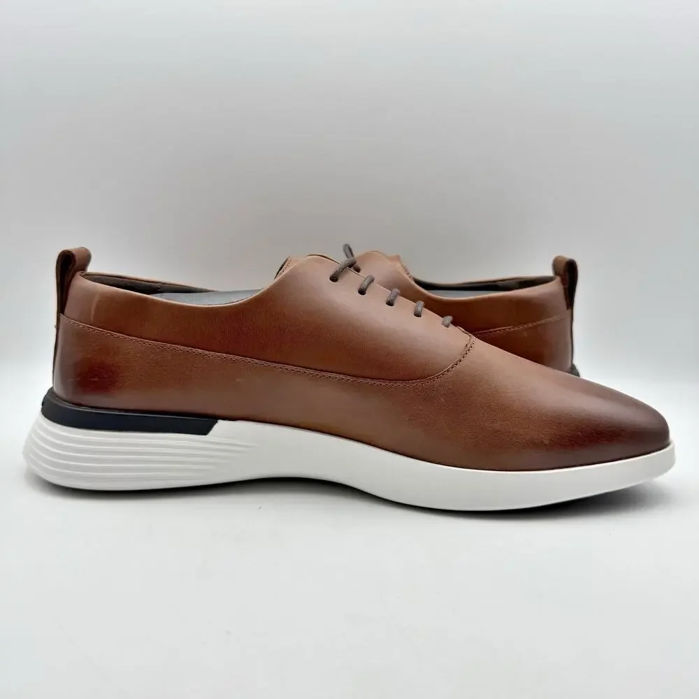 Wolf & Shepherd Mens Crossover Longwing Oxford Sneakers US 12 Brown Leather NIB